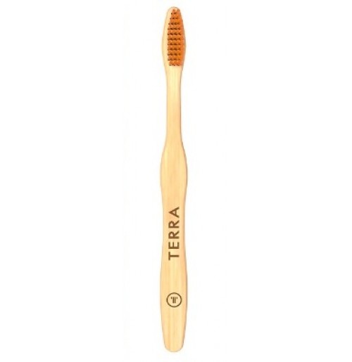 Bamboo Toothbrush - Slim (orange)