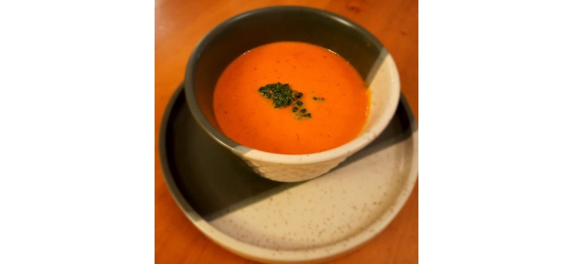 Roasted Red Bellpepper Tomato Soup Recipe