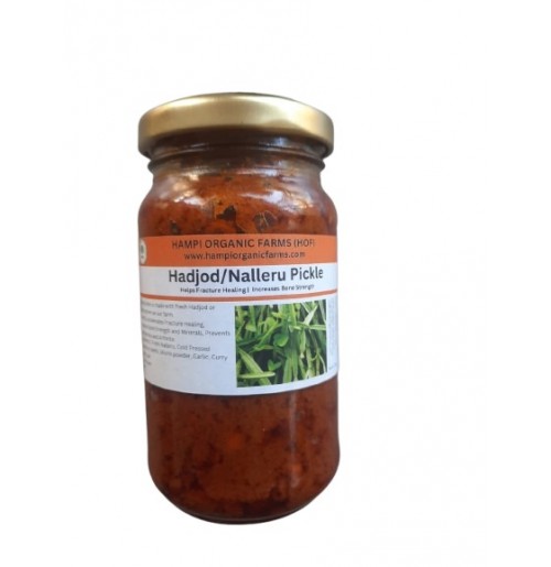 Pickle - Hadjod (Pirandai/Nalleru, 200gms Glass Bottle) - REFRIGERATE