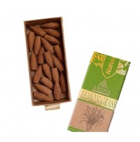 Hand Dipped Backflow Cones - Lemon Grass (20 Pcs)