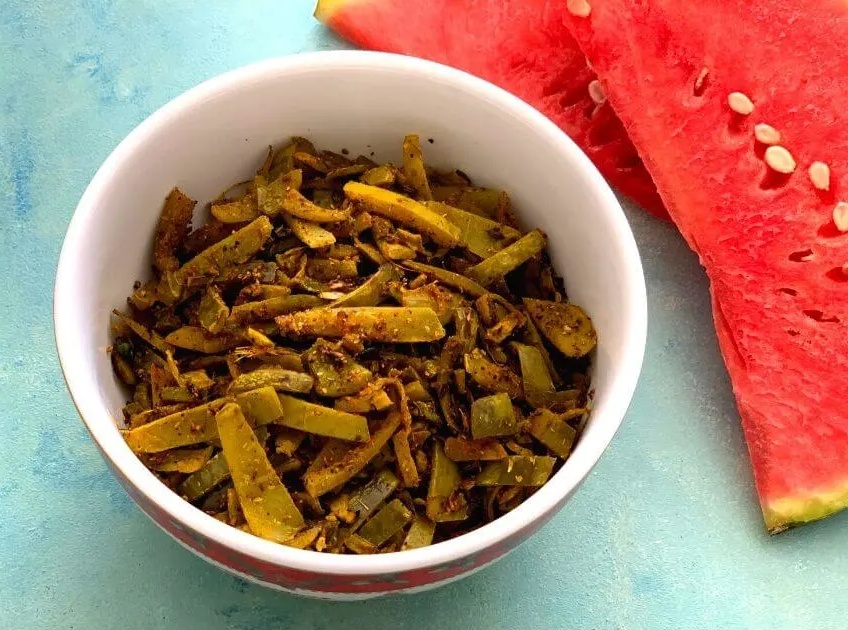 Watermelon Peel Sabji Recipe